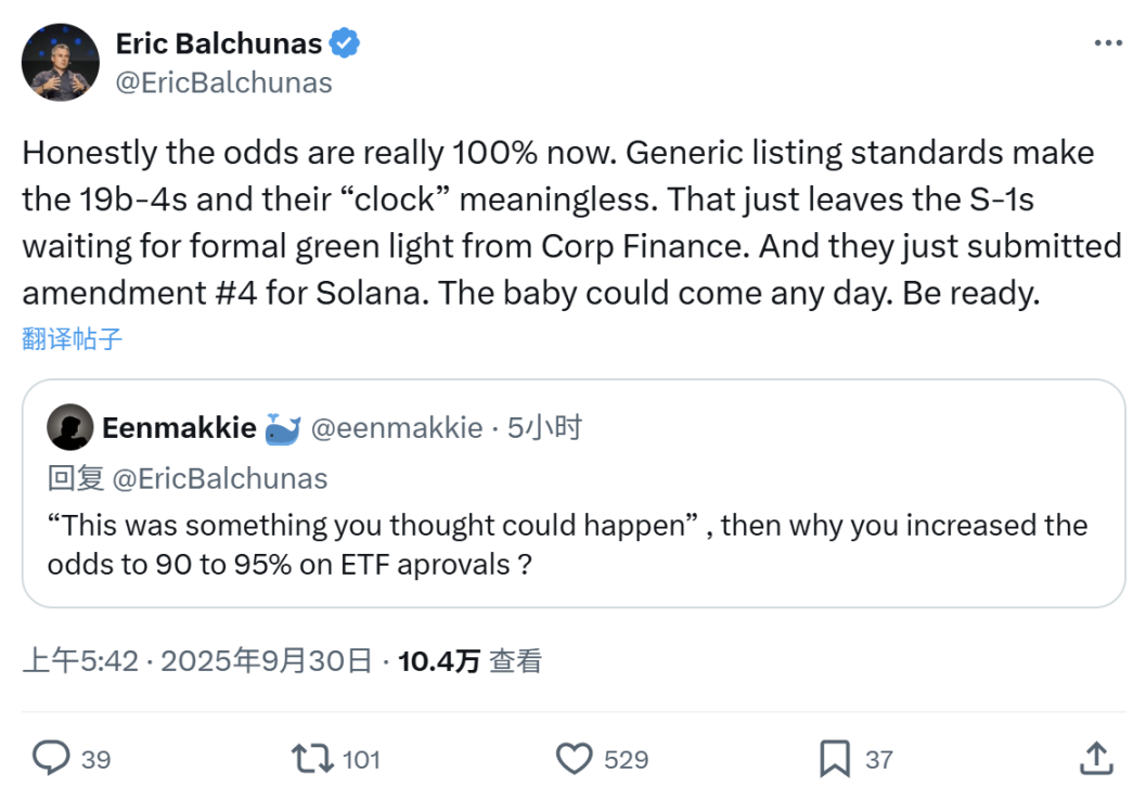 LTC、SOL 現貨 ETF 十月通過機率破90%，山寨幣迎 SEC 最終裁決